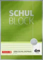 Produktbild: Schulblock Lineatur -dm- BRUNNEN Premium Papier 90g/m² A4, 50 Blatt