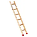 Produktbild: Euroline Holz Sprossenanlegeleiter 6 Sprossen Anlegeleiter Holz Anstellleiter
