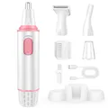 Produktbild: Nasenhaartrimmer, USB Wiederaufladbar Nasenhaarschneider 3 in 1 Set Ohrhaarsc...