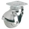 Produktbild: Sesselrolle 40 mm verchromt Gummi-Rad Möbelrolle Laufrolle Sofarolle Lenkrolle
