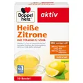 Produktbild: Doppelherz Heiße Zitrone - Vitamin C und Zink zur Unterstützung der normalen Funktion des Immunsystems - heiß und kalt - vegan - 10 Beutel