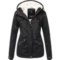 Produktbild: Marikoo Damen Winterjacke Manolya mit Teddyfellfutter & Baumwoll-Obermaterial