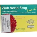 Produktbild: ZINK VERLA 5 mg Lutschtabl.Himbeere, 50 St PZN 02485941