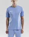 Produktbild: Craft Sport-Tshirt (Trikot) Squad Solid - lockere Schnitt, schnelltrocknend - hellblau Herren
