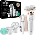 Produktbild: Braun Epilierer Silk-épil Flex SkinSpa 9 9-681, All-In-One Set, FaceSpa-Epilierer & Mini-Rasierer für das Gesicht