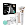 Produktbild: Braun 9-681 3D SkinSpa FaceSpa Epiliergerät für Bikinizone, Beine und Gesicht