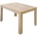 Produktbild: Livetastic Esstisch, Sonoma Eiche, Holzwerkstoff, rechteckig, Sockel, 80x75x120 cm, schnell aufzubauende und stabile Arbeitsfläche, Esszimmer, Tische, Esstische