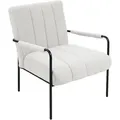 Produktbild: Svita - kyle Loungesessel Polstersessel Akzentstuhl Wohnzimmer mit Armlehne Weiß