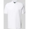 Produktbild: bugatti Poloshirt in unifarbenem Design in Weiss, Größe XXXL
