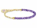 Produktbild: Thomas Sabo A2130-427-13-L13V Armband - Carrier mit Gliedern - Silber Gelbgold verg. & Kaltemail - Violett - 10 bis 13 cm