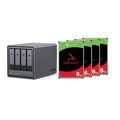 Produktbild: UGREEN NASync DXP4800 NAS System 4-Bay 24TB inkl. 4x Seagate IronWolf ST6000VN006 6 TB