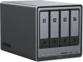 Produktbild: UGREEN DXP4800 NAS (Diskless) 2,5 Zoll Anzahl Festplattenschächte: 4 Grau}