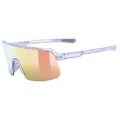 Produktbild: uvex dyrt - Sportbrille für Damen und Herren - großes Sichtfeld - 100% UVA-, B, C Schutz - mirror - transparent purple/red mirror - one size