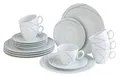 Produktbild: Seltmann Trio HighlineKaffeeservice 18tlg. Service Porzellan weiß 18-teilig