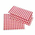 Produktbild: texpot Tischdecke kariert Landhausstil Bauernkaro 100% Baumwolle (1-tlg) rot rechteckig | 40 cm x 220 cm