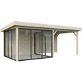 Produktbild: Palmako Pavillon Lenna Set 406 Slide Naturbelassen 588 cm x 300 cm FSC®