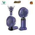 Produktbild: Handventilator USB Faltbar 5 Geschwindigkeiten Violett