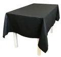 Produktbild: Rechteckige Tischdecke Soleil d'Ocre 140x240 cm schwarz B-WARE