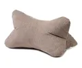Produktbild: Gözze - Leseknochen Capri, Nackenkissen in Feincord-Optik, Lese- und Relaxkissen für Nacken und Rücken, 40 x 25 cm - Taupe