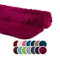 Produktbild: liebling Superior Badteppich mit Anti-Rutsch-Beschichtung, 100% Polyester (Mikrofaser), 50 x 70 cm, 30 Grad waschbar, Fußbodenheizung geeignet, Farbe: cyclam