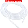 Produktbild: Flexibler Silikonschlauch 10mm ID x 12mm OD, 8 Meter für Brauen und Bewässerung