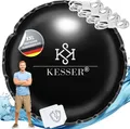 Produktbild: KESSER® Poolkissen  400cm Poolabdeckung Überwinterung Pool Abdeckung Luftkissen PVC wasserdicht & UV-beständig mit 4x Seilen Rund / Schwarz
