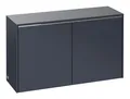 Produktbild: Villeroy & Boch Subway 3.0 Hochschrank 2 Türen Regal rechts 728 x 240 x 423 mm - Marine Blue / Aluminium glänzend - C60000VQ