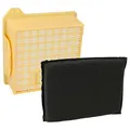 Produktbild: vhbw Filter-Set kompatibel mit Vorwerk Tiger 260, 300, 265, 270 Staubsauger - 2x Filter (HEPA-Filter, Aktivkohlefilter)