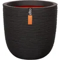 Produktbild: Capi Pflanztopf Nature Rib Kugel Riffel Ø 43 cm x 41 cm Schwarz