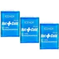 Produktbild: ICEHOF Kühlkompresse Kühlpads M, 3 Stück, Kalt/Warm-Kompresse, wiederverwendbar, blau, 12 x 17 cm