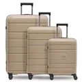 Produktbild: Redolz Essentials 11 3-SET 4-Rollen Kofferset 3-tlg. #RDZ-RD12371-2 (beige)