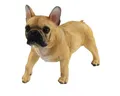 Produktbild: colourliving Tierfigur Hunde Figur Französische Bulldogge Figur stehend braun lebensecht (1x stehend), handbemalt, wetterfest, lebensecht wirkend