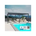 Produktbild: Weide Deluxe Plus Pergola Voll Aluminium freistehend 4 x 6 M Lamellendach anthrazit?