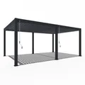 Produktbild: Weide Deluxe Plus Aluminium Pavillon 4 x 6 M Anthrazit Pergola Freistehend