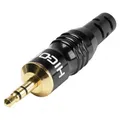 Produktbild: Hicon Klinke 3,5mm Jack stereo vergoldet Klinkenstecker HI-J35S02 HI-J35S