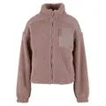 Produktbild: URBAN CLASSICS Winterjacke Urban Classics Damen Ladies Sherpa Mix Jacket (1-St) rosa XS (34)