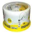 Produktbild: Maxell CD-Rohling 50 Maxell Rohlinge CD-R full printable 80Min 700MB 52x Spindel