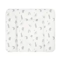 Produktbild: Ehrenkind® Abwaschbare Wickelauflage - Hygienisch, Sicher und Vielseitig in Hellgrau Traumland | Wickelauflage 72x85 | Wickelunterlage | Wickeltischauflage abwaschbar