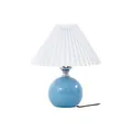 Produktbild: Lindby Tischlampe Kerimi (Skandinavisch) in Blau aus Keramik (1 flammig, E27) - Tischleuchte Schreibtischlampe Nachttischlampe Wohnzimmerleuchte