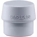 Produktbild: HALDER SIMPLEX Ersatzeinsatz TPE-mid grau 50mm Schlageinsatz Schonhammer NEU