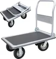 Produktbild: Plattformwagen 300 kg luftbereift Transportwagen Handwagen Transportkarre
