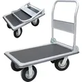 Produktbild: Plattformwagen 300 kg luftbereift Transportwagen Handwagen Transportkarre
