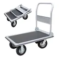 Produktbild: Plattformwagen Transportwagen Transportkarre Paketwagen Luftbereift 300 kg  XXL
