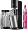 Produktbild: SodaStream DUO, Schwarz, Edelstahl, Glas, 1 l, 60 l, 155 mm, 280 mm