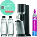 Produktbild: SodaStream Wassersprudler DUO titan Vorteilspack inkl. 3 Flaschen und Quick Connect Zylinder - Schwarz/Silber