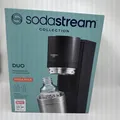 Produktbild: SodaStream Duo Wassersprudler Schwarz, Edelstahl, 2 Glasflaschen 1 Kunststoff