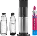 Produktbild: SodaStream DUO Wassersprudler Schwarz - Set inkl. Zylinder, Glas- & PET-Flasche