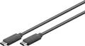 Produktbild: USB-C 3.1 Generation 1 Kabel, C Stecker C Stecker, schwarz - Länge: 0,50 m