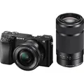 Produktbild: Sony Alpha 6100 Kit 16-50 SEL E PZ OSS + 55-210 SEL E OSS schwarz