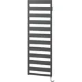 Produktbild: Kermi Badheizkörper, Elektroheizkörper Casteo-E, 1259 x 500 mm (H x L), graphit, Rechts